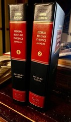Federal Rules of Evidence Manual Vol 1 & 2 + Supplements Law Book Set