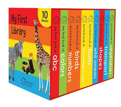 My First Library: Boxset of 10 Board Books for Kids Years 1-2