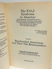 The Fear of the Jews Syndrome in America, Volumes A & B Political Zionist Study
