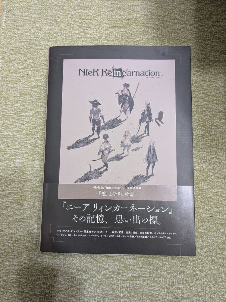 NieR Reincarnation Official Art Book Collection Re[in]carnation Japanese Used