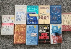 10 books- Susan Isaacs- Patricia Cornwell-Jayne Krentz Romance Suspense Mystery
