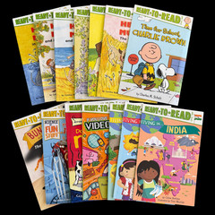 Lot of 14 Ready to Read Level 2 & 3 Books Henry & Mudge Charlie Brown Bunnicula