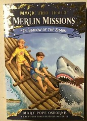 Shadow of the Shark – by Mary Pope Osborne Paperback – NEW
