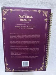 The Natural Healing Handbook, Spiral-Bound Guide For Herbal Remedies And Natural