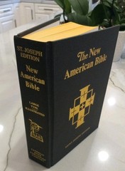 St. Joseph New American Bible ~ Large Type (1992 Hardcover) Catholic