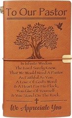 Pastor Appreciation Gifts, Pastor Gifts for Men- 140 Pages Refillable Journal- T