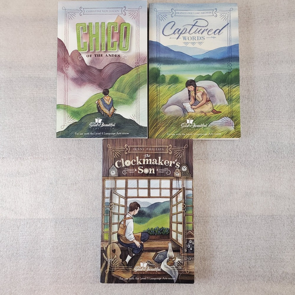 The Good and the Beautiful Level 5 Readers Lot of (3) Books Captured, Chico