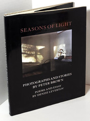 Seasons of Light by Peter Brown (1st Ed. 1988, HC) Poems and Essays-D Levertov