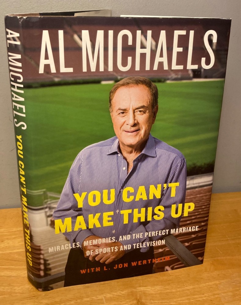 SIGNED 1st Ed – Al Michaels – You Cant Make This Up (Sports TV HC/DJ)
