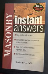 MASONARY: INSTANT ANSWERS By Rochelle C. Jaffe **Mint Condition**