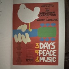 Woodstock Festival Remembered Book. Signed by the author Jean Young Woodstock