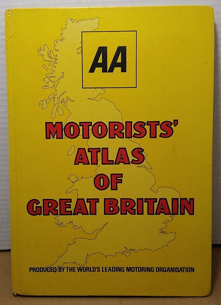 AA Motorists’ Atlas of Great Britain by Automobile Association 1977 Hardcover