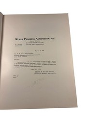 Work Relief Activities Arkansas 1935 Parke-Harper Co. WPA New Deal History