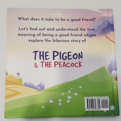 Pigeon & the Peacock. HC. by Jacqueline Belanger PhD, Jennifer L. Trace, Kids