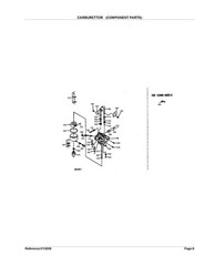 KUBOTA T1460 serial number 39999 and below Parts Manual BINDER – FRONT & BACK
