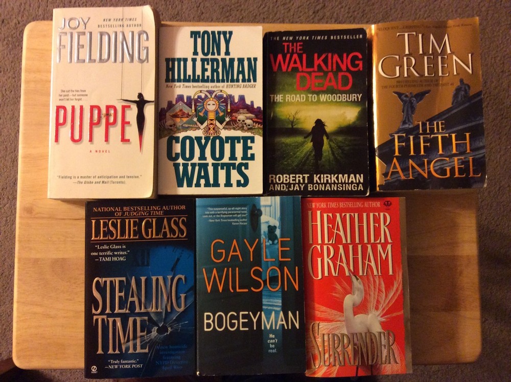 Miscellaneous Suspense Authors, Paperbacks, Lot Of 7, English