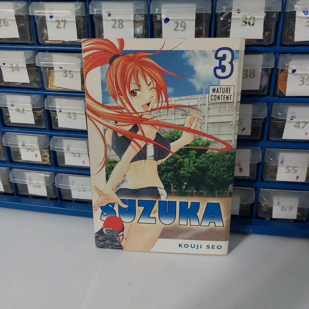 Suzuka Vol 3 Manga by Kouji Seo Del Rey Kodansha Romance Sports English