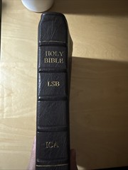 NEW Legacy Standard Bible LSB, CUSTOM GOATSKIN & yapp, handy size, 1 Cor. 2:12
