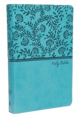 KJV Holy Bible: Deluxe Gift, Teal Leathersoft, Red Letter, Comfort Print: Ki…