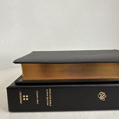 ESV Heirloom Bible (Alpha Edition)-Black Goatskin Leather Excellent