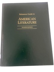 Reference Guide to American Literature Riggs 2000 Fourth Edition St James