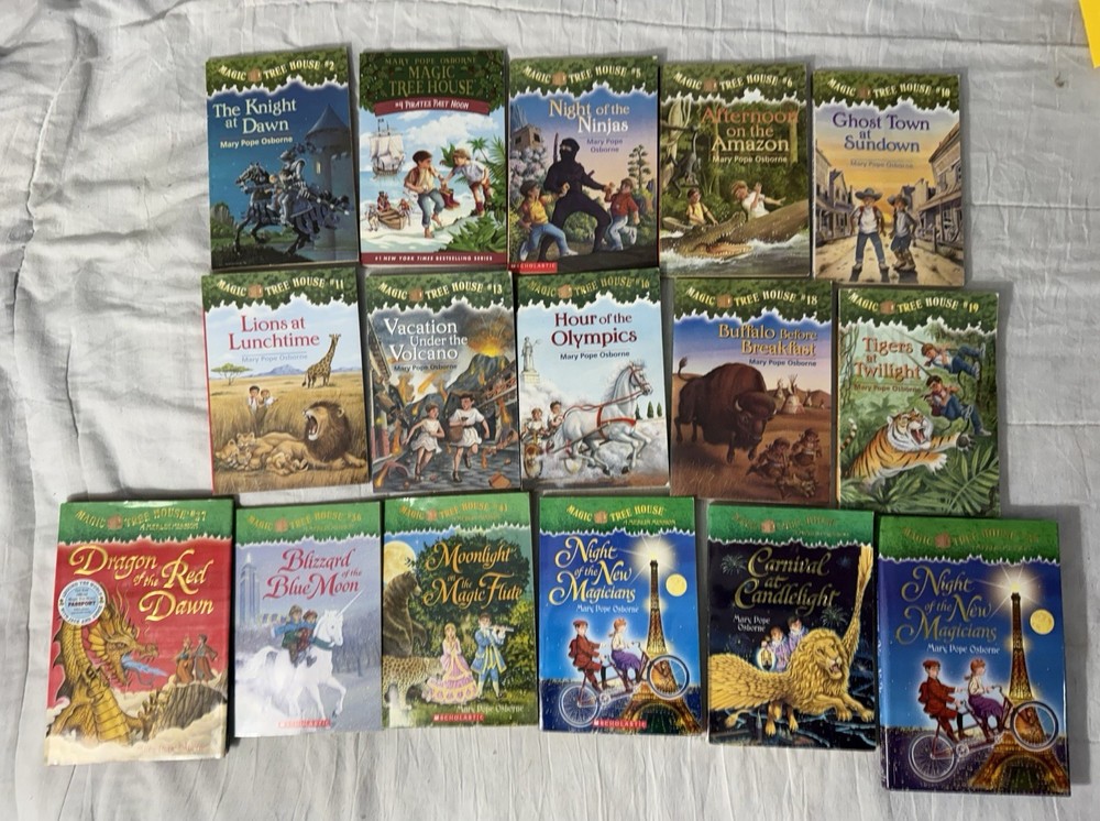Lot of 16 The MAGIC TREE HOUSE Series 14 pb, 2 Hardcover