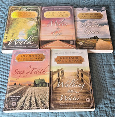 Complete Set Series – Lot of 5 The Walk books by Richard Paul Evans Road Miles