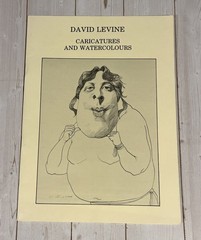 David Levine Caricatures And Watercolours 1987 Ashmolean Museum Exhibit SC Book