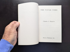 1986 The Tatar Yoke Charles J. Halperin Classic History Fascinating Edition