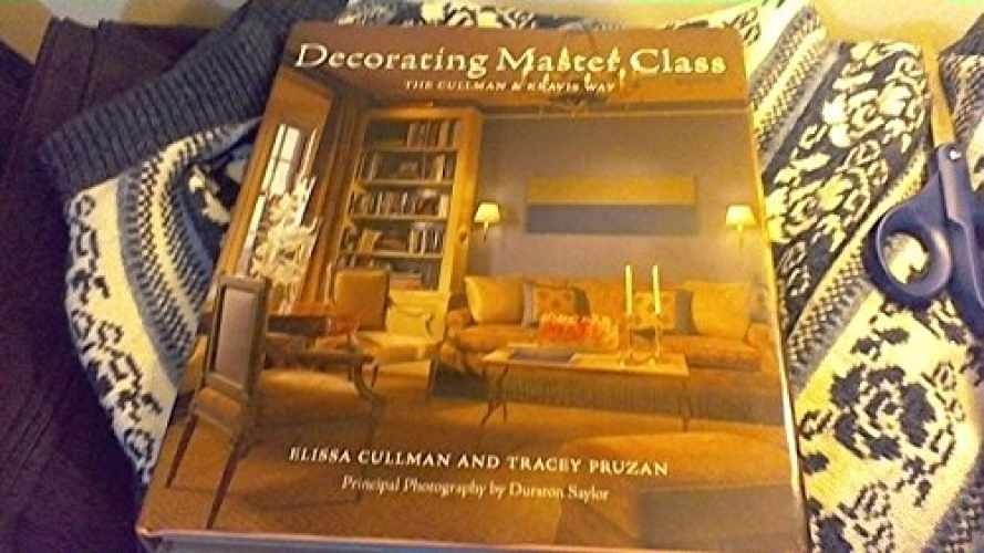 Decorating Master Class – Hardcover, by Cullman Ellie; Pruzan – Very Good b