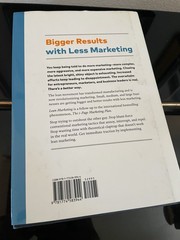 Lean Marketing More Leads More Profit Less Marketing by Allan Dib 2024 HARDCOVER