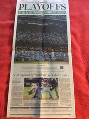 LA TIMES PLAYOFFS SECTION OCTOBER 10 2025 DODGERS MAX MUNCY PHILLIES