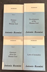 Psychology, by Antonio Rosmini, 4 Volume Set
