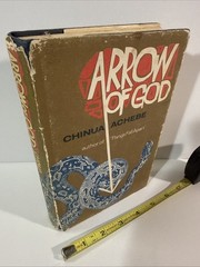 1964 Arrow Of God by Chinua Achebe First Edition 1st Dustjacket 21s Book Nigeria