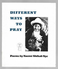 NAOMI SHIHAB NYE DIFFERENT WAYS TO PRAY Signed Copy Poetry 1986 WmStafford Blurb