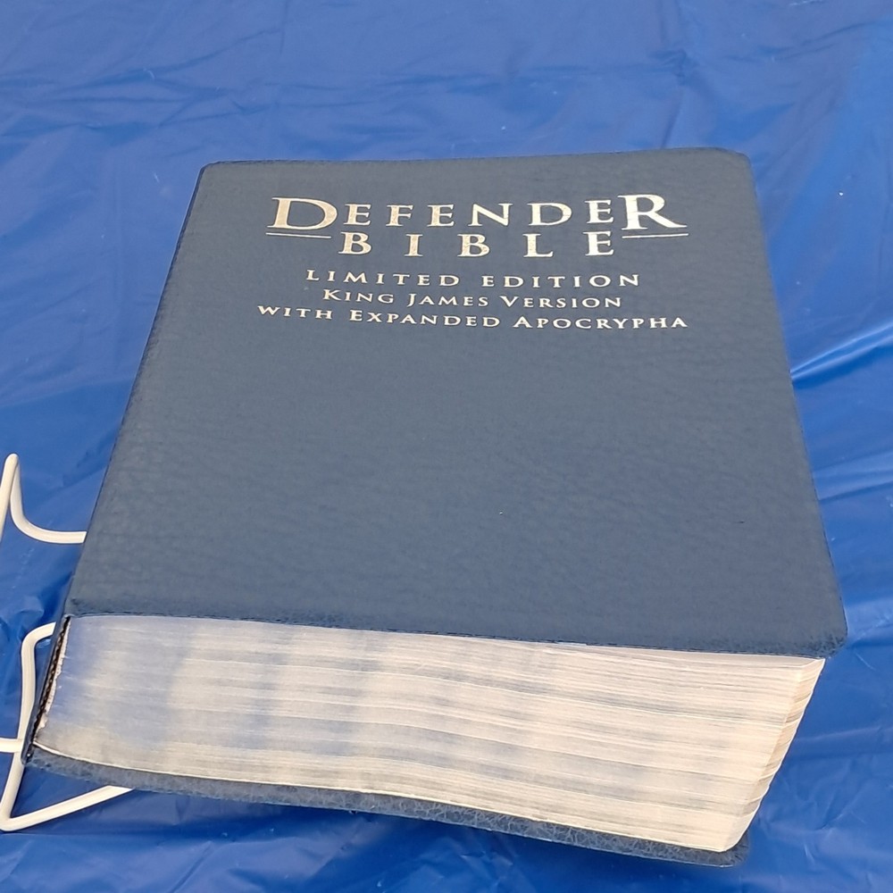 DEFENDER STUDY BIBLE LIMITED ED EXPANDED APOCRYPHA KJV ENOCH JUBILEE SKYWATCH TV