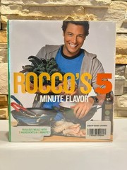 Rocco’s 5 Minute Flavor by Rocco DiSpirito HCDJ New and Sealed Cookbook