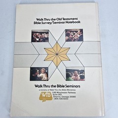 Walk Thru The Old Testament Bible Survey Seminar Notebook Bruce Wilkinson Vtg