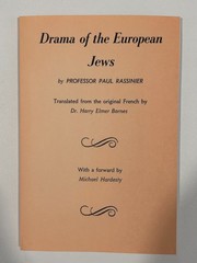 Drama of the European Jews by Paul Rassinier PB