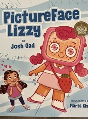 PICTURE FACE LIZZY signed by Actor Josh Gad