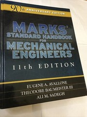 Marks’ Standard Handbook for Mechanical Engineers by Theodore Baumeister III,…