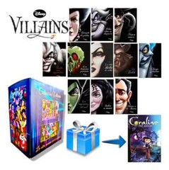 Saga Villanos Disney 11 Libros Caja + Coraline By SERENA V