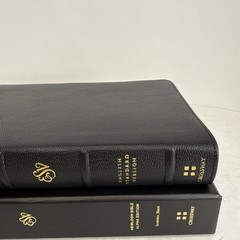 ESV Heirloom Bible (Alpha Edition)-Black Goatskin Leather Excellent