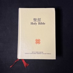 CHINESE BILINGUAL BIBLE By American Bible Society – Hardcover **Good Condition**