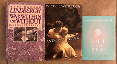 Lot of 3 Lindbergh HC Books – 1 SIGNED! Reeve Lindbergh +2 Anne Morrow Lindbergh