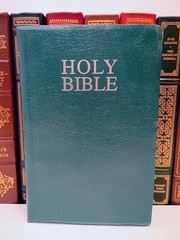 Holy Bible KJV King James Version Red Letter Teal Leathersoft Zondervan Helps VG