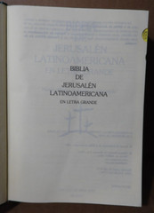 BIBLIA DE JERUSALEN (LATINOAMERICANA) LETRA GRANDE 2007 BILBAO,SPAIN EX!