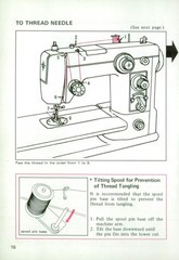 JANOME 605 Super Automatic Full Zigzag Instruction Manual – WIRE BOUND – COVERS