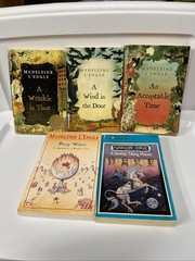 Madeline L’engle Paperback Lot Of 5 Wrinkle in Time Many Waters Wind In Door Etc