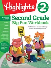 Second Grade Big Fun Workbook: Second Grade Curriculum Workbook for Kids,: Used